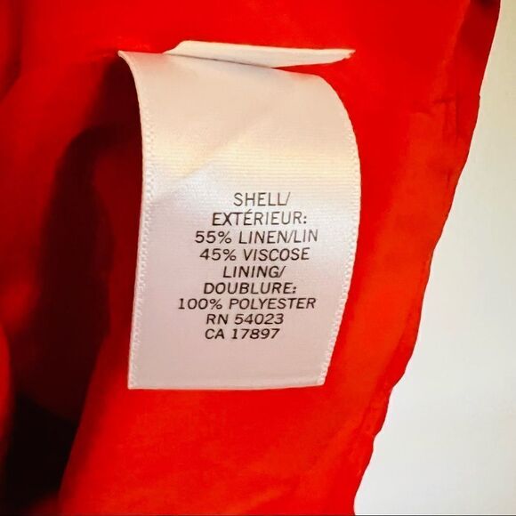 Banana republic Women's Red Sleeveless Mini Dress Size Small - Picture 5 of 5